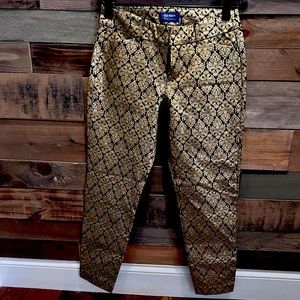 Gold and Black Dress Pants Old Navy